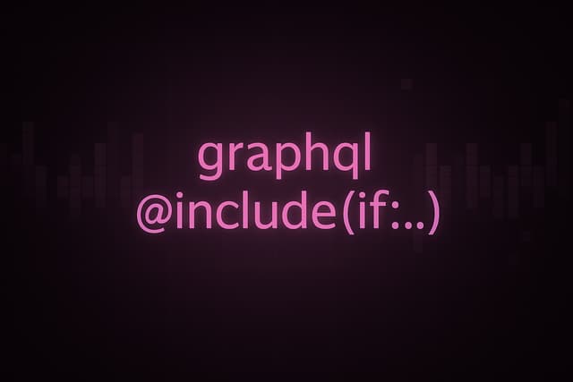 Avoid overfetching with GraphQL's include directive